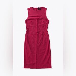Theory Sleeveless Dress in Vibrant magenta